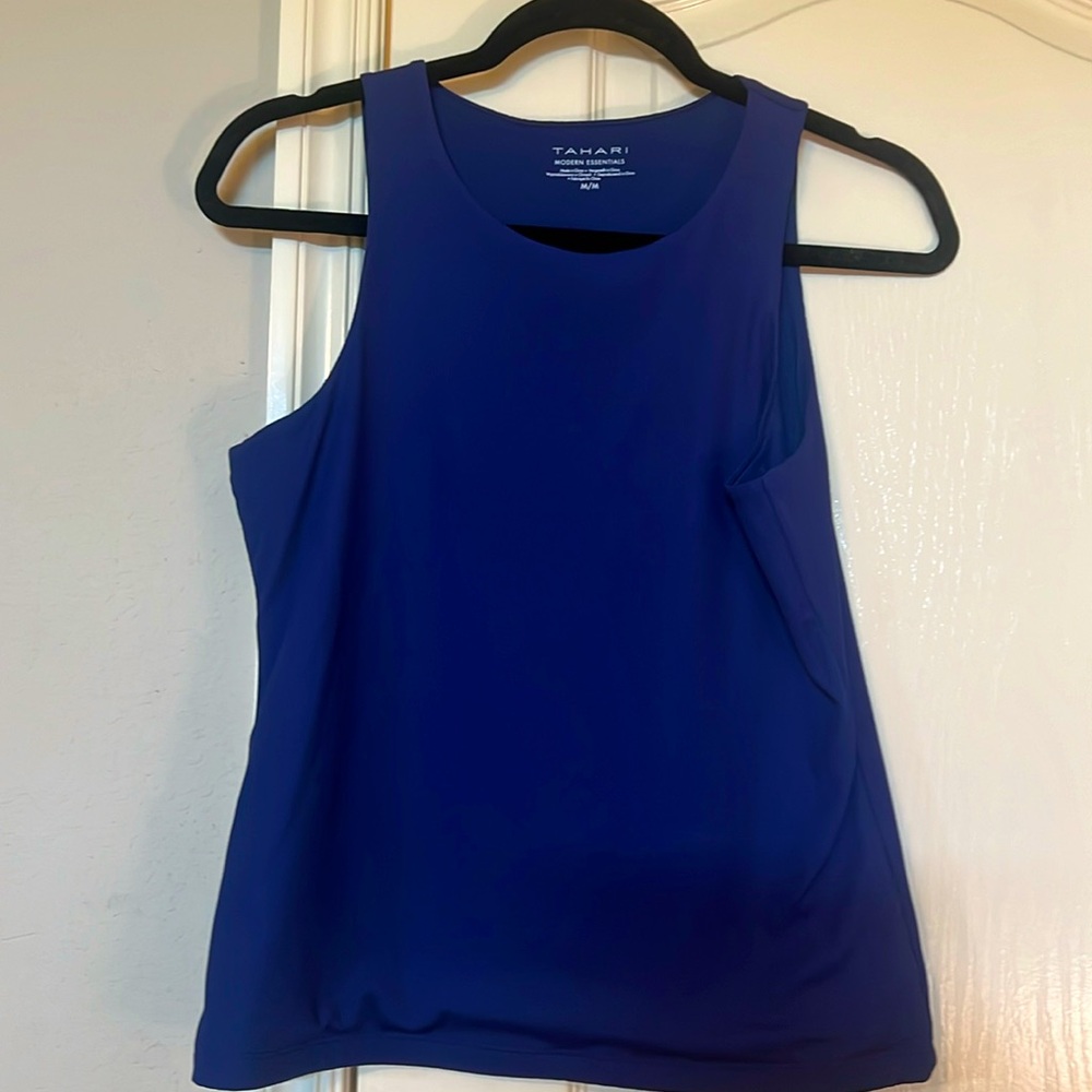 Tahari Modern Essentials Ribbed Tank M - EUC
